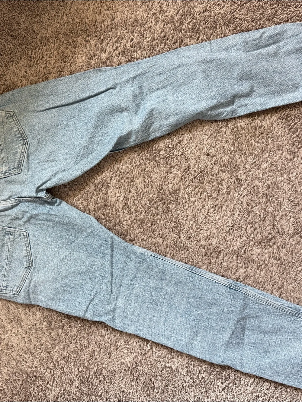 We The Free Light Blue High-Rise Distressed Jeans - Picture 6 of 8